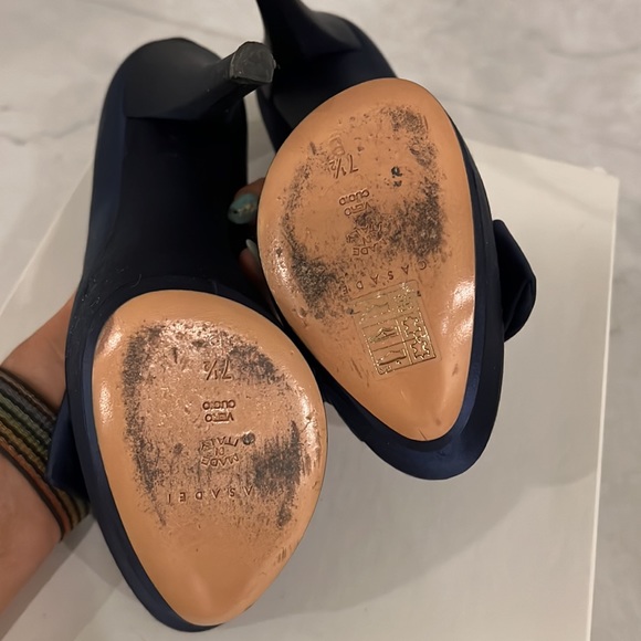 Casadei Satin Platform Shoe - Picture 4 of 5